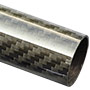 25mm(22mm) Woven Finish Carbon Fibre Tube